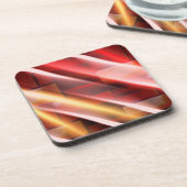 抽象芸術モダンプリントアートデコールデジタルアート コースター (左側)