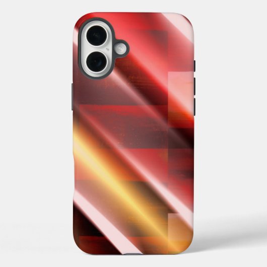 抽象芸術モダンプリントアートデコールデジタルアート Case-Mate iPhoneケース (裏面)