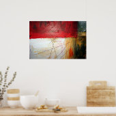 抽象芸術モダンプリント – ミニマリストアートポスター ポスター (キッチン)