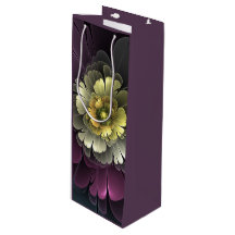 抽象芸術モダンプルカーキグレーフラクタルフラワー