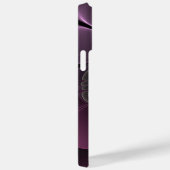 抽象芸術モダンプルカーキグレーフラクタルフラワー Case-Mate iPhoneケース (裏面 / 右)