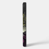 抽象芸術モダンプルカーキグレーフラクタルフラワー Case-Mate iPhoneケース (裏面 / 左)