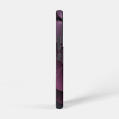 抽象芸術モダンプルカーキグレーフラクタルフラワー SAMSUNG GALAXYケース (右側面)