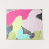 抽象芸術モダンボチョタペストリー タペストリー (正面(横))