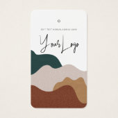 抽象芸術モダンボホビジネスクロンつるラベル (正面)