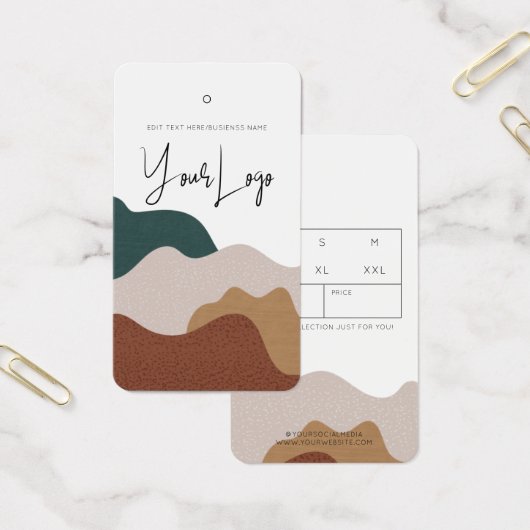 抽象芸術モダンボホビジネスクロンつるラベル (オフィス)