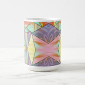 抽象芸術モダンボホマーブルアート コーヒーマグカップ (中央)