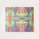 抽象芸術モダンボホマーブルアート タペストリー (正面(横))