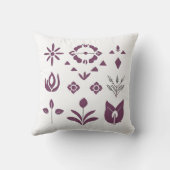 抽象芸術モダンボホ装飾用クッション – ミニマリストヌー クッション (裏面)