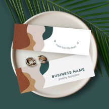 抽象芸術モダンボーホイヤリング表示カード