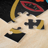 抽象芸術モダンマスクパターン ジグソーパズル (側面)