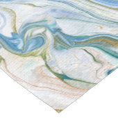 抽象芸術モダンマーベ絵画ル波パターン ショートテーブルランナー (コーナー)