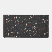 抽象芸術モダンミッドセンチュリーテラゾパターン デスクマット (正面)