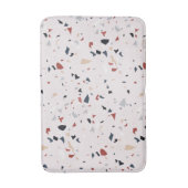 抽象芸術モダンミッドセンチュリーテラゾパターン バスマット (正面縦)