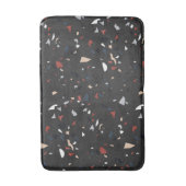 抽象芸術モダンミッドセンチュリーテラゾパターン バスマット (正面縦)