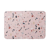 抽象芸術モダンミッドセンチュリーテラゾパターン バスマット (正面)