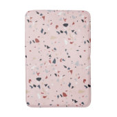 抽象芸術モダンミッドセンチュリーテラゾパターン バスマット (正面縦)