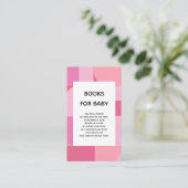 抽象芸術モダンミニマリストベビーピンク本 エンクロージャーカード (スタンド正面)