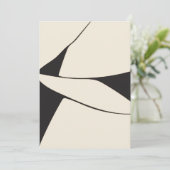 抽象芸術モダンミニマリズム日本スタイル結婚ズ セーブザデート (スタンド正面)