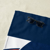 抽象芸術モダンミニマル画風景画 ビーチタオル (インサイチュ)