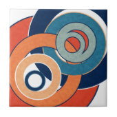 抽象芸術モダンミニマル造形図形 タイル (正面)