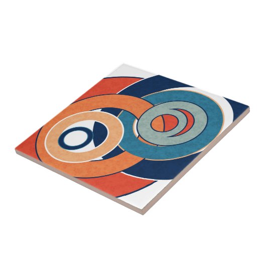 抽象芸術モダンミニマル造形図形 タイル (側面)