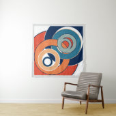 抽象芸術モダンミニマル造形図形 タペストリー (インサイチュ)