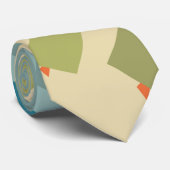 抽象芸術モダンミニマル造形図形 ネクタイ (ロール)