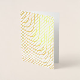 抽象芸術モダンミニマル金ゴールド 箔カード