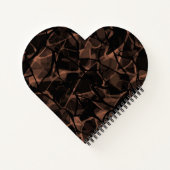 抽象芸術モダンモザイクタイルの明るいc ノートブック (裏面)