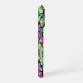 抽象芸術モダンモザイクタイルの明るいc iPhoneケース (右側面)