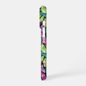 抽象芸術モダンモザイクタイルの明るいc iPhoneケース (左側面)