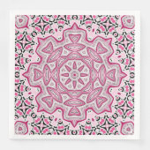 抽象芸術モダンモザイク万華鏡丸曼荼羅 (正面)