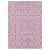 抽象芸術モダンモザイク万華鏡丸曼荼羅 テーブルクロス (正面)