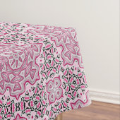 抽象芸術モダンモザイク万華鏡丸曼荼羅 テーブルクロス (インサイチュ)