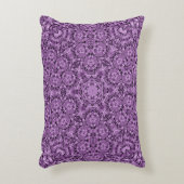 抽象芸術モダンモザイク万華鏡瓦パターン アクセントクッション (正面(垂直))