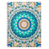 抽象芸術モダンモザイク万華鏡瓦パターン ノートブック (正面)