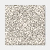 抽象芸術モダンモザイク万華鏡瓦パターン マグネット (正面)