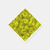 抽象芸術モダンモザイク結晶タイルパターンプリント スタンダードカクテルナプキン (角)