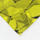 抽象芸術モダンモザイク結晶タイルパターンプリント フリースブランケット (角)