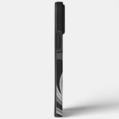 抽象芸術モダンモノトーンのクール吸光度グレー Case-Mate iPhoneケース (裏面 / 右)