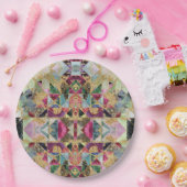 抽象芸術モダンモロッコアジア装飾用デコールtr ペーパープレート (パーティー)