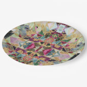 抽象芸術モダンモロッコアジア装飾用デコールtr ペーパープレート (アングル)