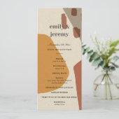 抽象芸術モダンラスト結婚アート式計画 メニュー (スタンド正面)