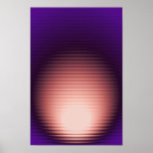 抽象芸術モダンリブ付きガラスсオールロ勾配 ポスター (正面)
