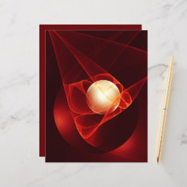 抽象芸術モダンレッドクリームファンタジーフラクタル