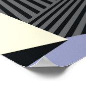 抽象芸術モダン三角形バックグラウンドパターン ポスター (角)