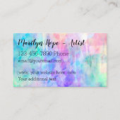 抽象芸術モダン作家 名刺 (正面)