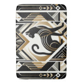 抽象芸術モダン化粧猫用バスマット バスマット (正面縦)