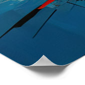 抽象芸術モダン印象主義ミニマリズム3:2 ポスター (角)